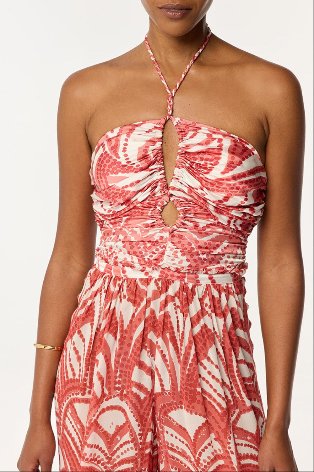 Long Jumpsuit Claudia - Pink Himba - Poupette St Barth