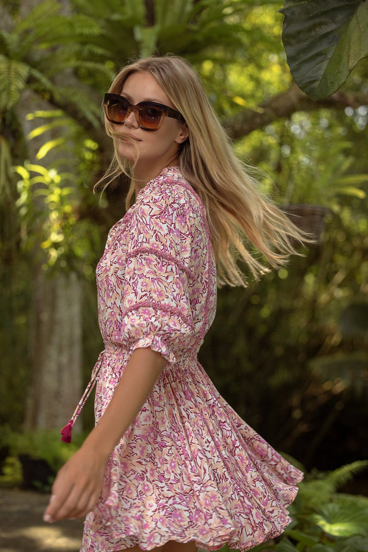 Robe Courte Amanda - Pink Graffiti