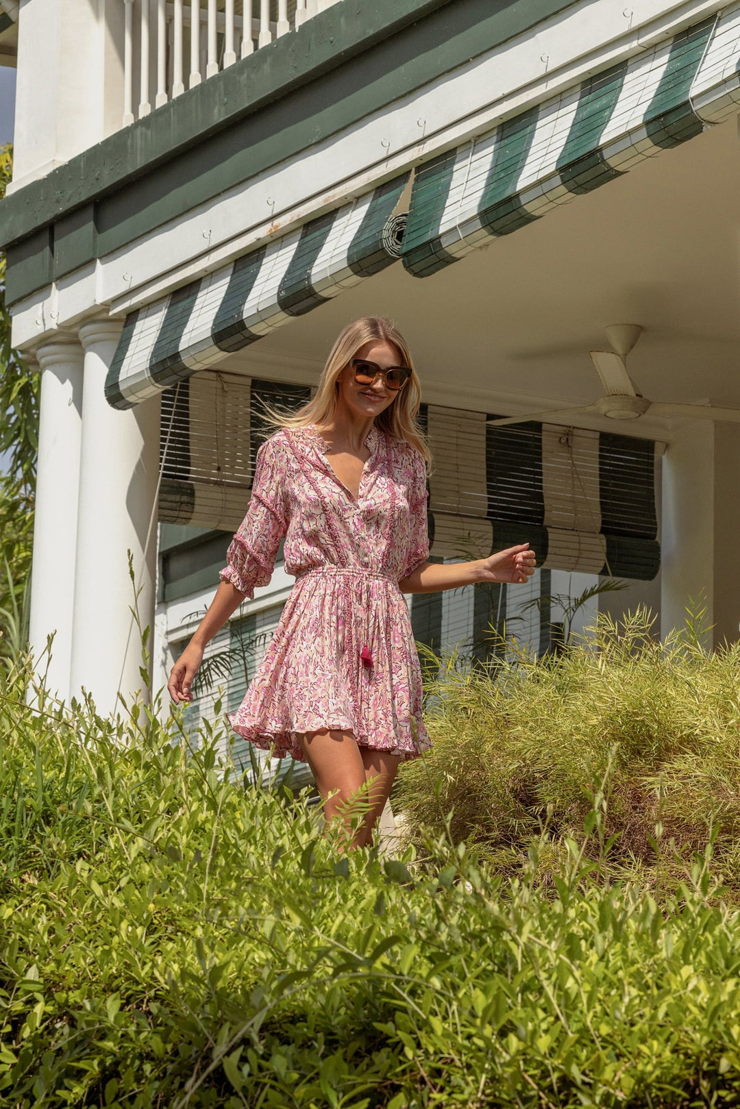 Robe Courte Amanda - Pink Graffiti