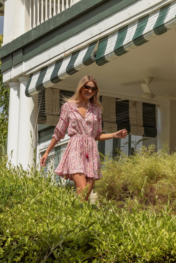 Robe Courte Amanda - Pink Graffiti