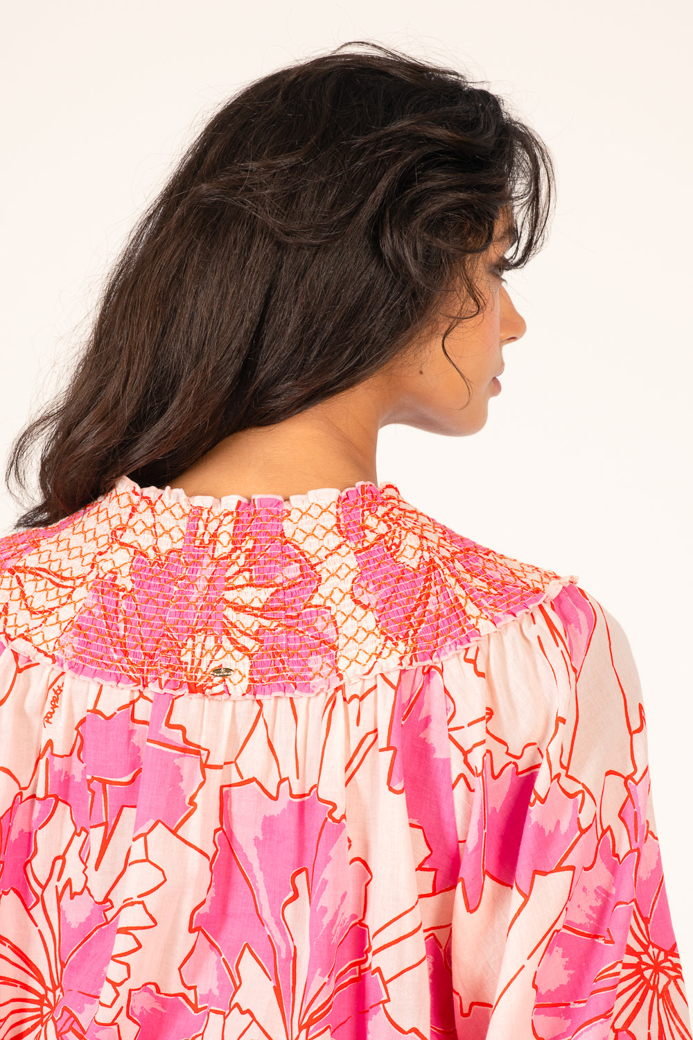 Mini Dress Anna - Pink Petal - Poupette St Barth