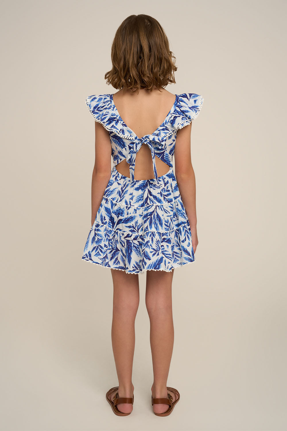 Robe Courte Antea pour fille - Blue Sumi