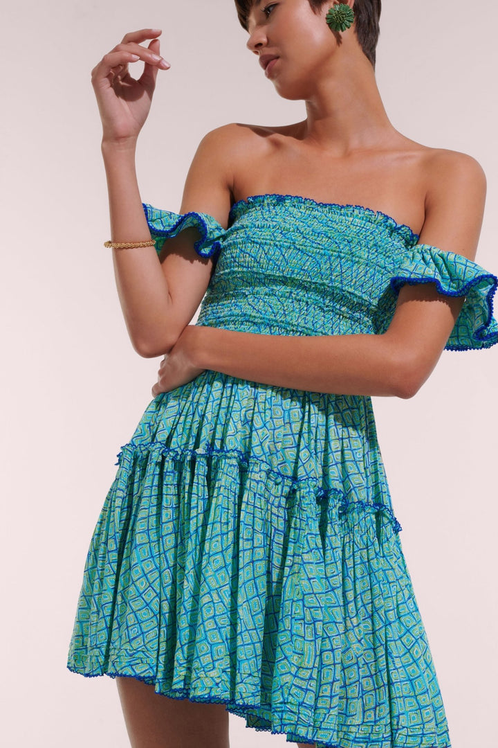 Robe Courte Aurora - Sky Abori