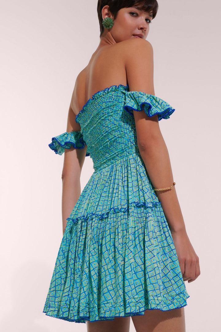 Robe Courte Aurora - Sky Abori