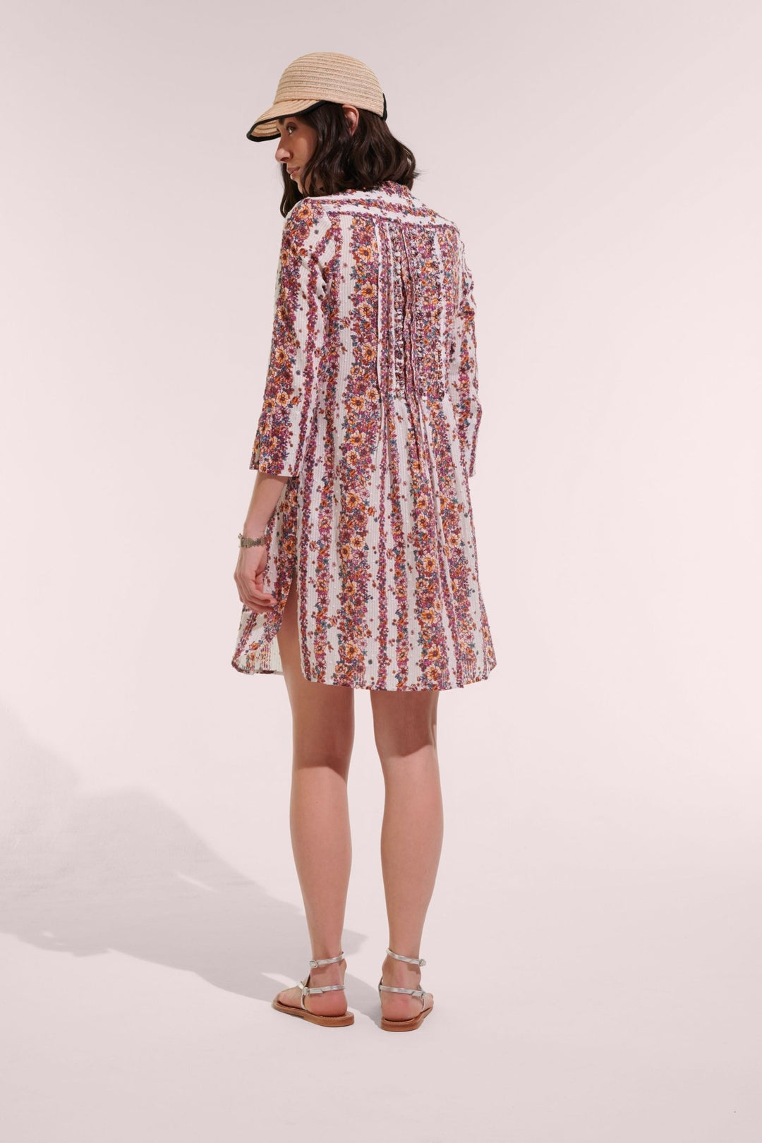 Mini Dress Bea - Lavender Waves Flowers