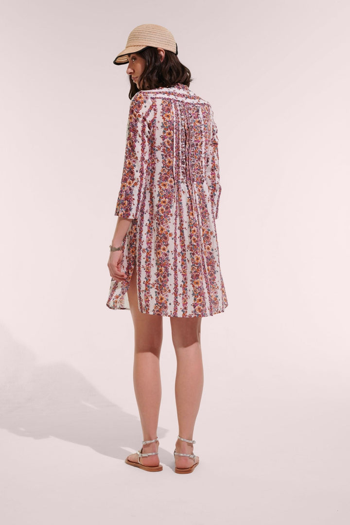 Mini Dress Bea - Lavender Waves Flowers