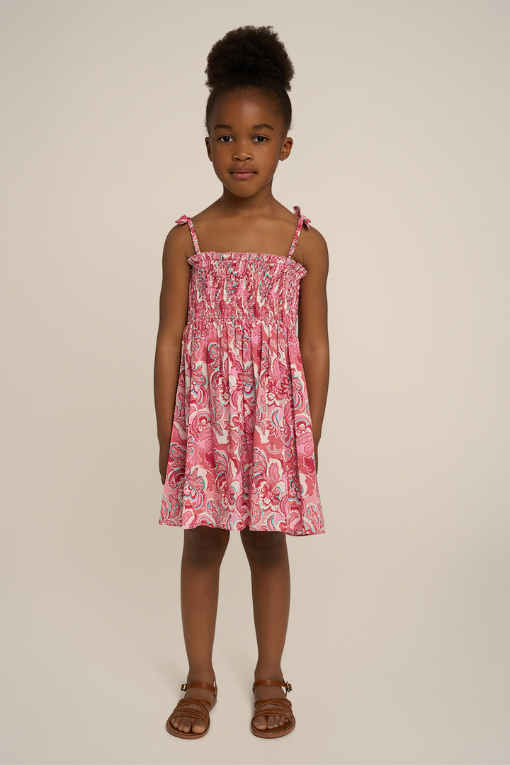Mini Dress Belly for girls - Pink Joplin