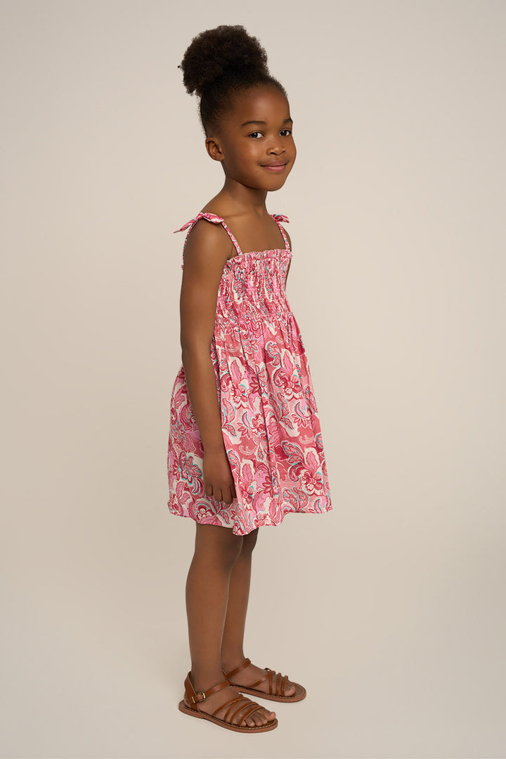 Mini Dress Belly for girls - Pink Joplin