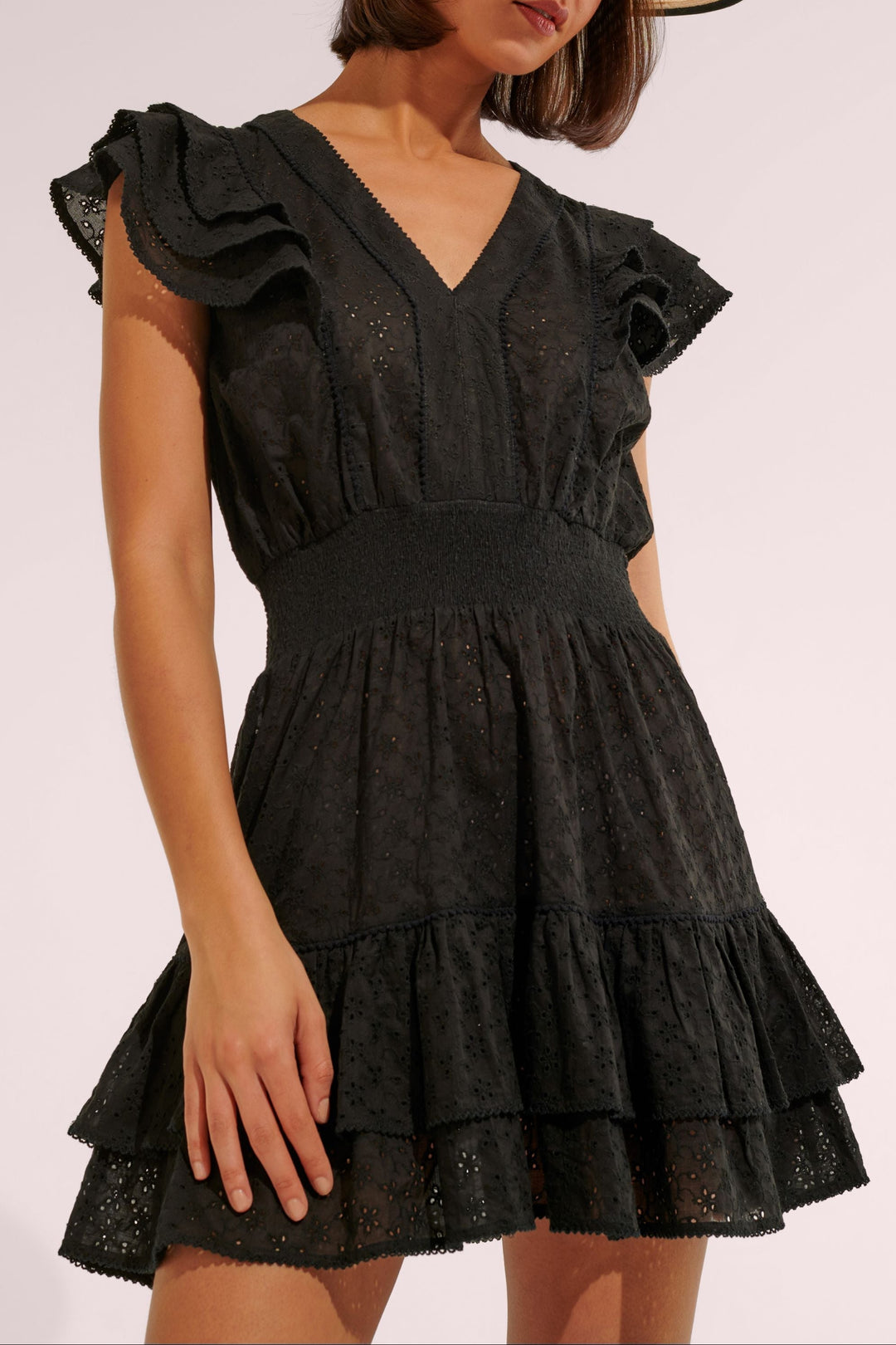 Mini Dress Camila - Black - Poupette St Barth