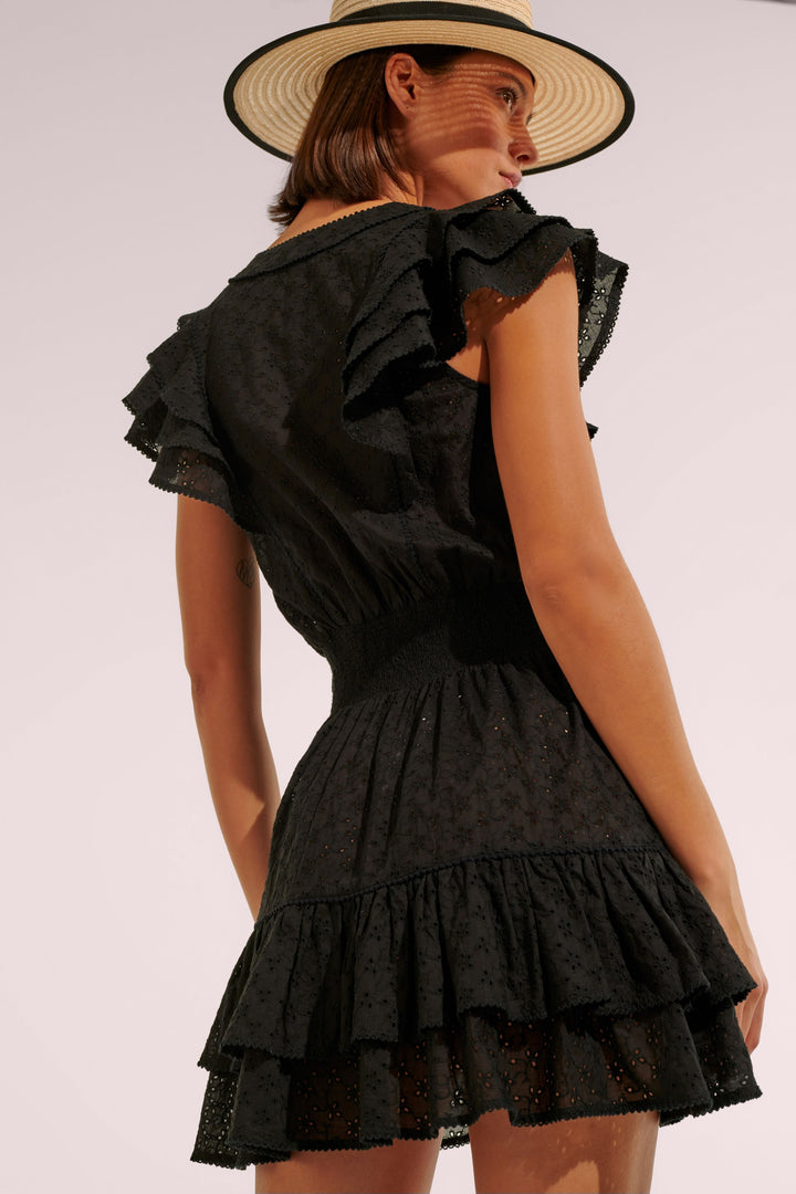 Mini Dress Camila - Black - Poupette St Barth
