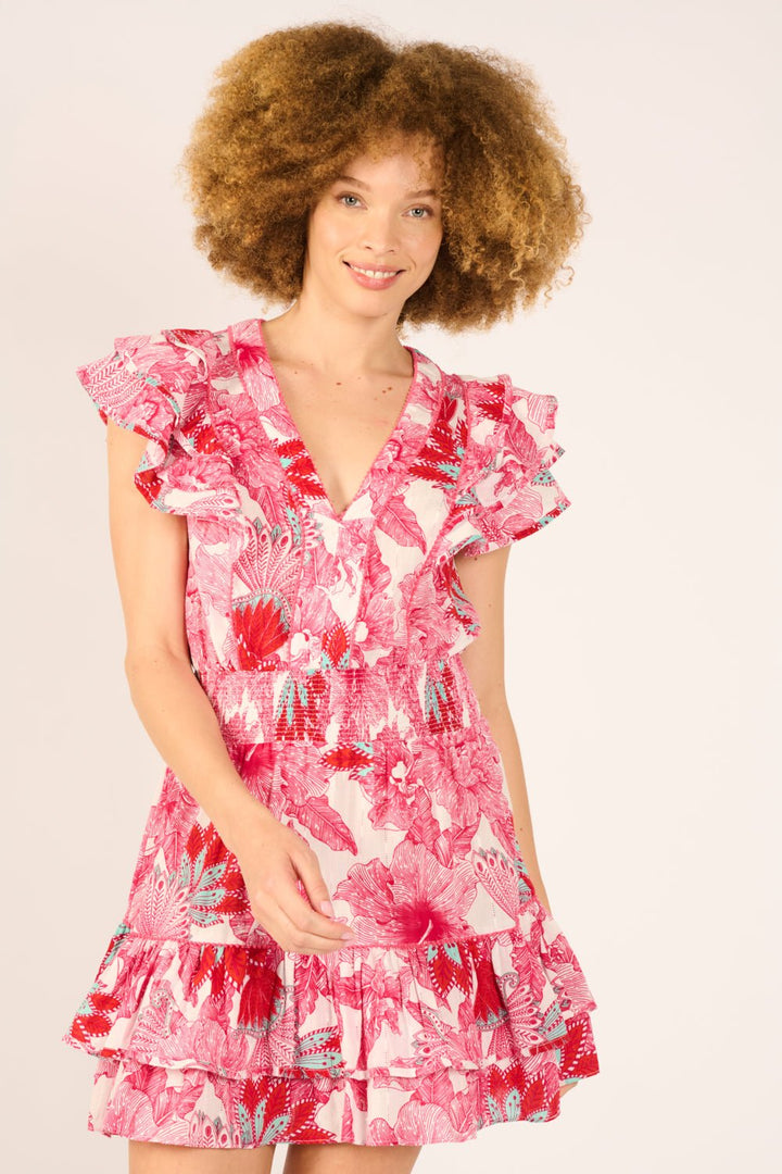 Mini Dress Camila - Pink Padang - Poupette St Barth