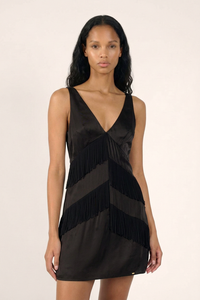 Mini Dress Carmen - Black