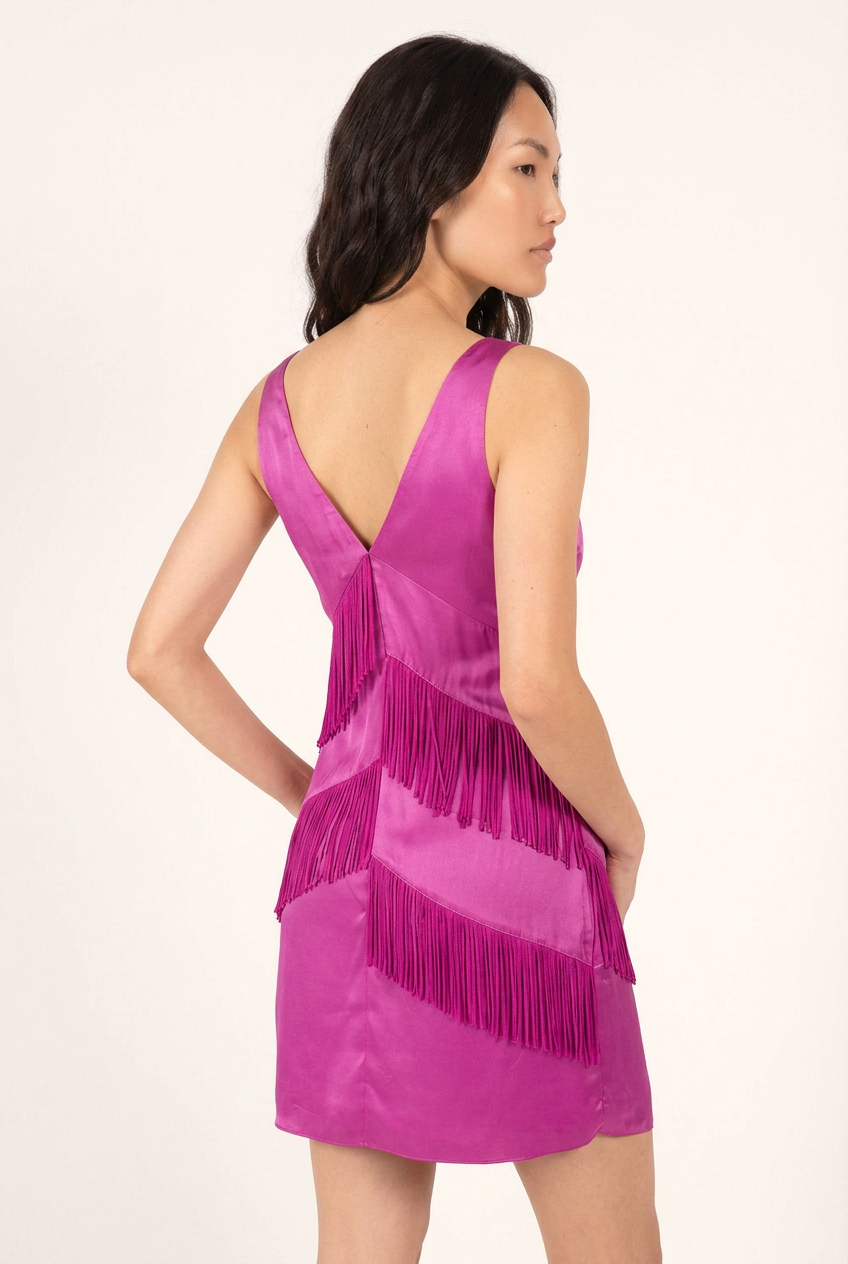 Mini Dress Carmen - Purple