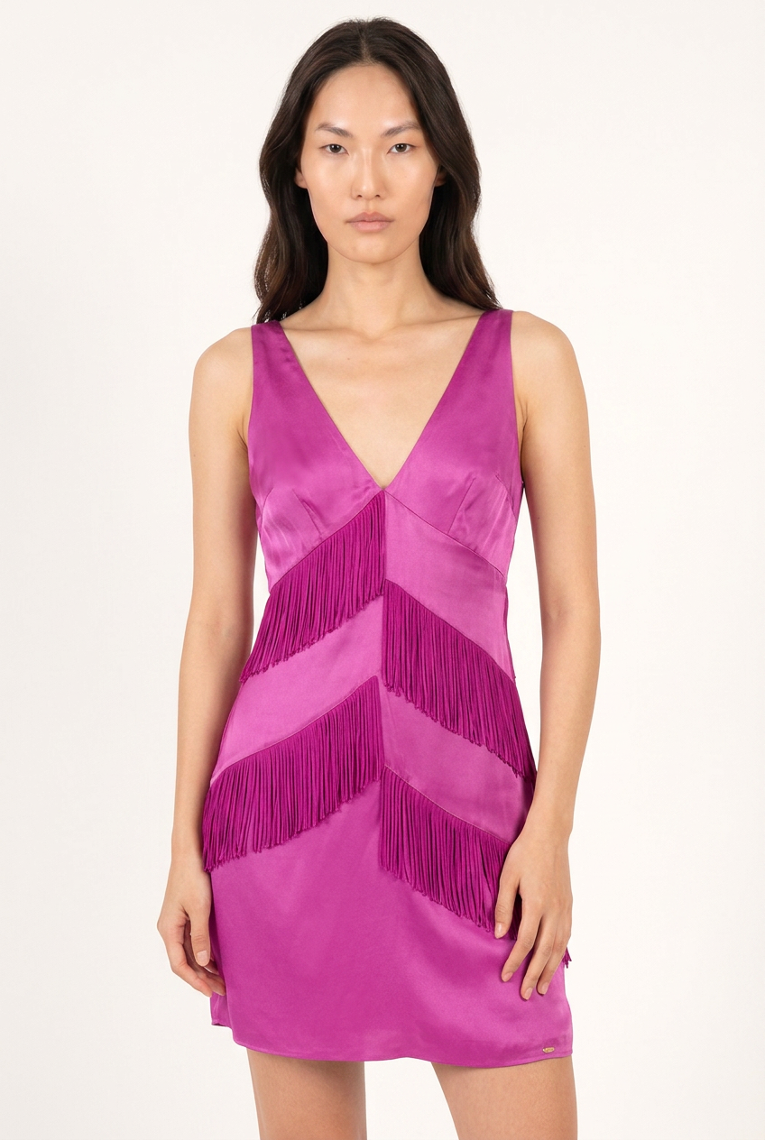 Mini Dress Carmen - Purple
