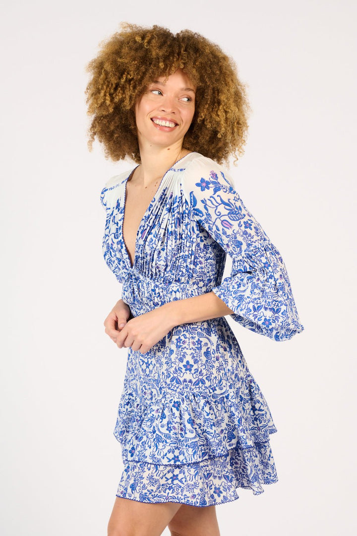 Robe Courte Chiara - Blue Tiare