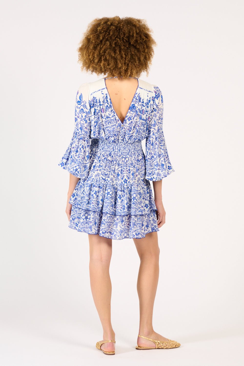 Robe Courte Chiara - Blue Tiare