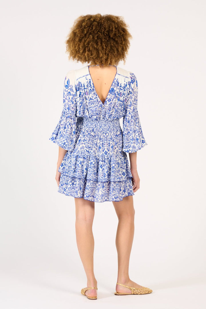 Robe Courte Chiara - Blue Tiare