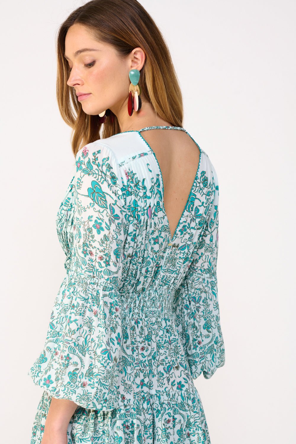 Mini Dress Chiara | Green | S | Poupette St Barth Mini Dress Chiara | Green | S | Poupette St Barth