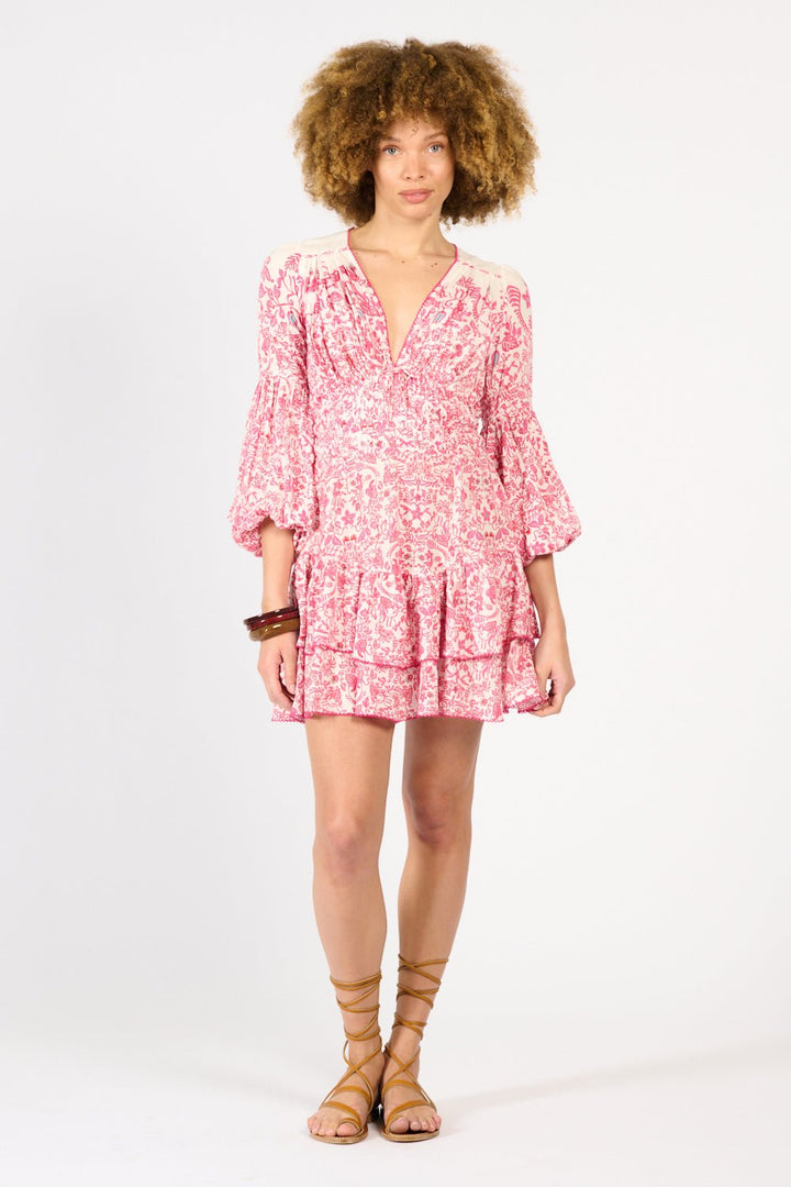Mini Dress Chiara - Pink Tiare