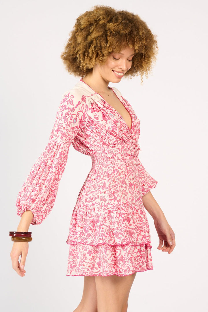 Mini Dress Chiara - Pink Tiare