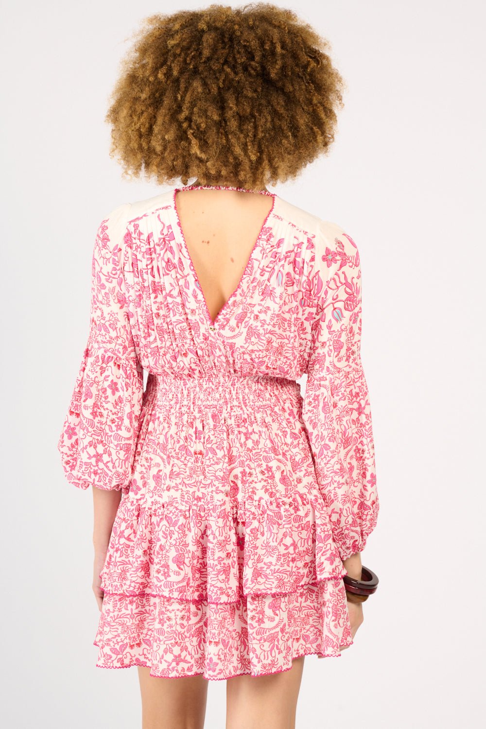 Mini Dress Chiara - Pink Tiare