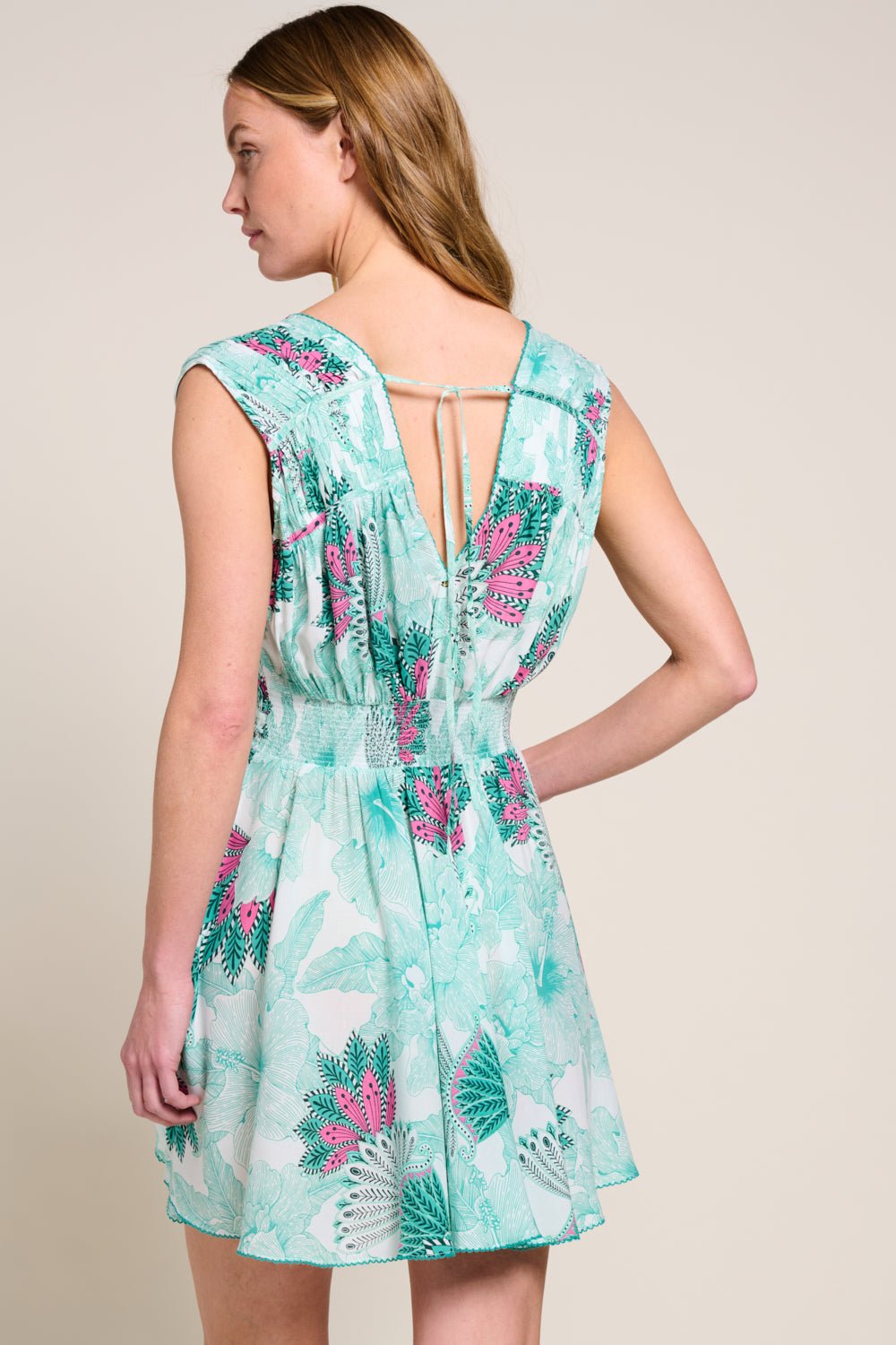 Robe Courte Ciao - Green Padang