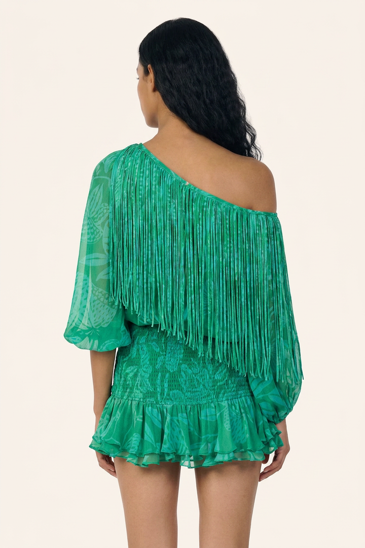 Robe Courte Clementine - Mint Macro Stelis