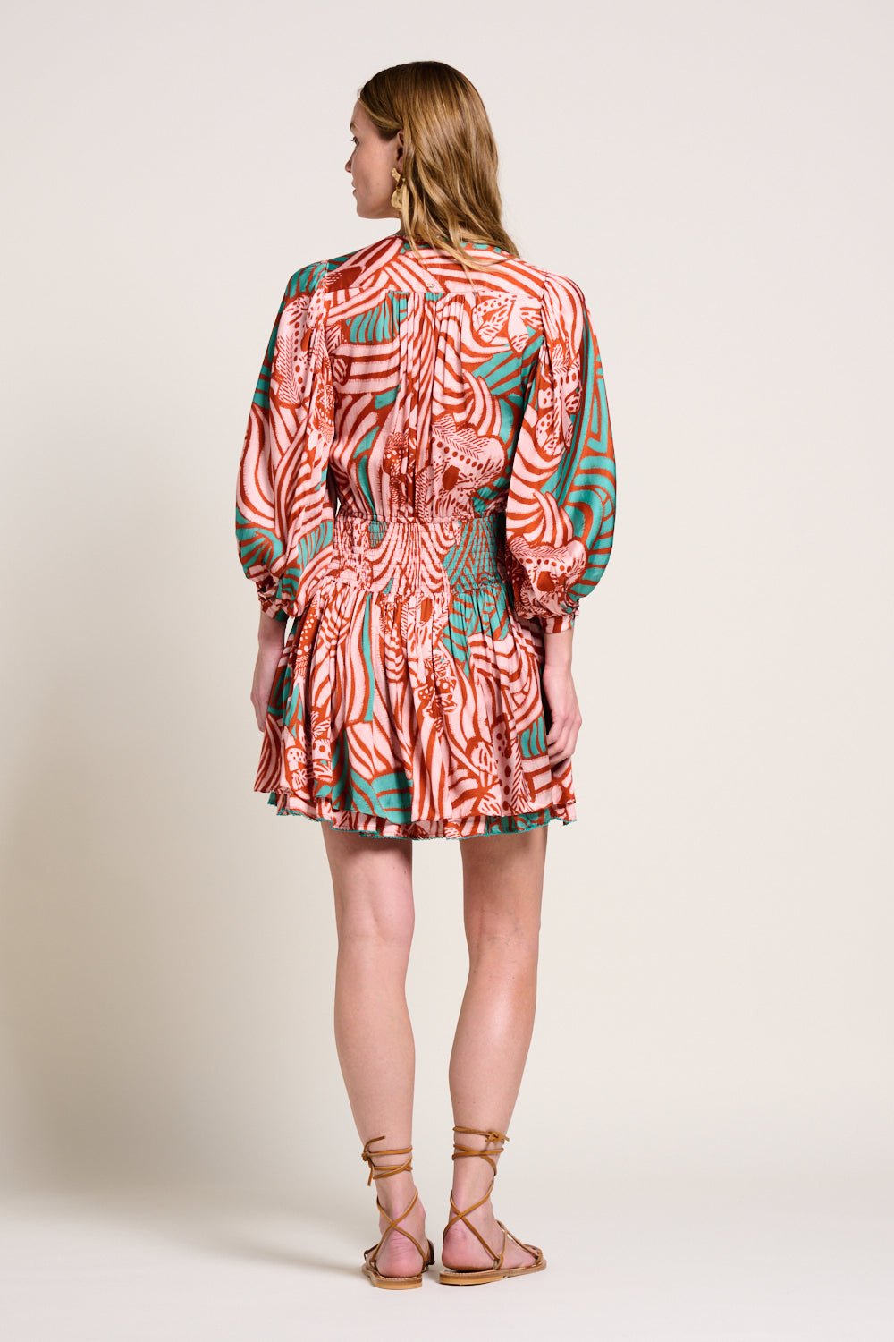 Robe Courte Colleen - Brick Japonism