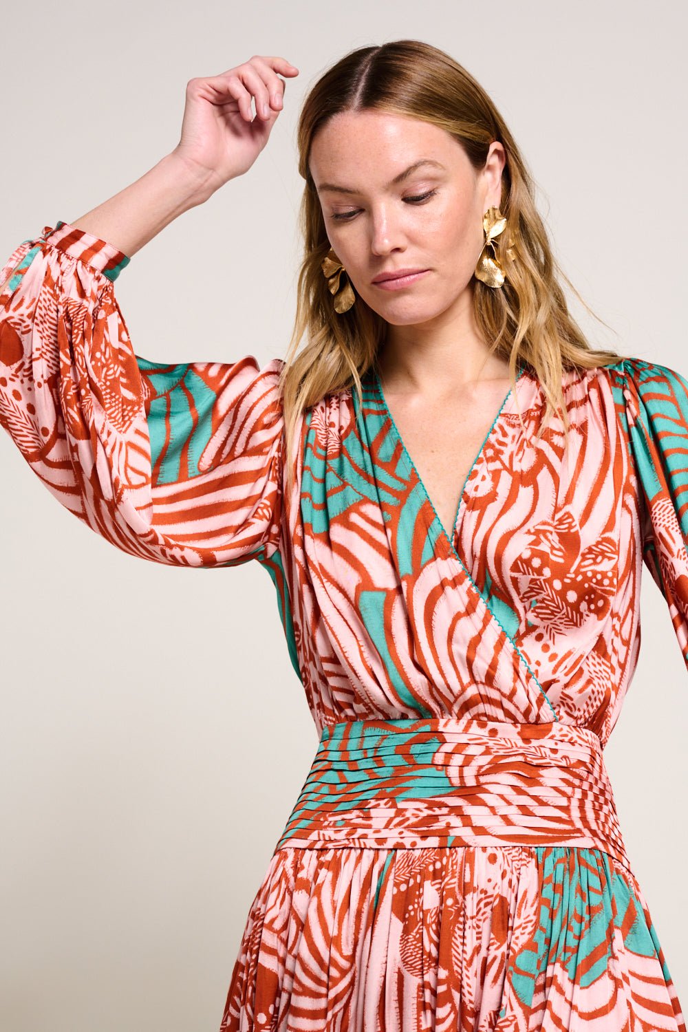 colline mini dress Waimari Colline Mini Dress in Pink