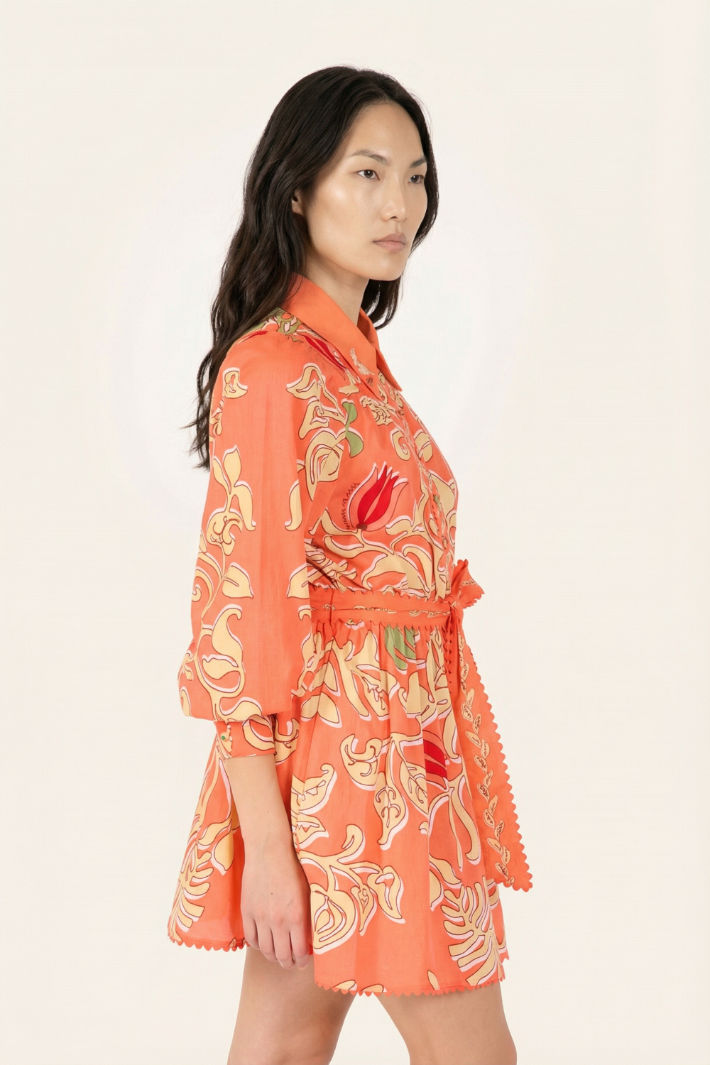 Mini Dress Conti - Orange Ritual - Poupette St Barth