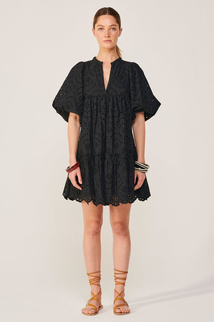 Mini Dress Cruz - Black - Poupette St Barth