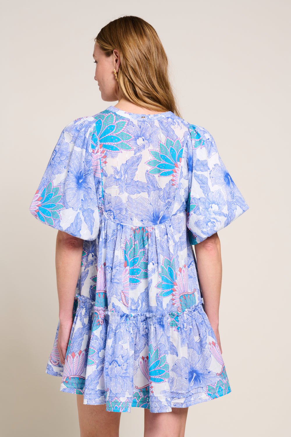 Robe Courte Cruz - Blue Padang
