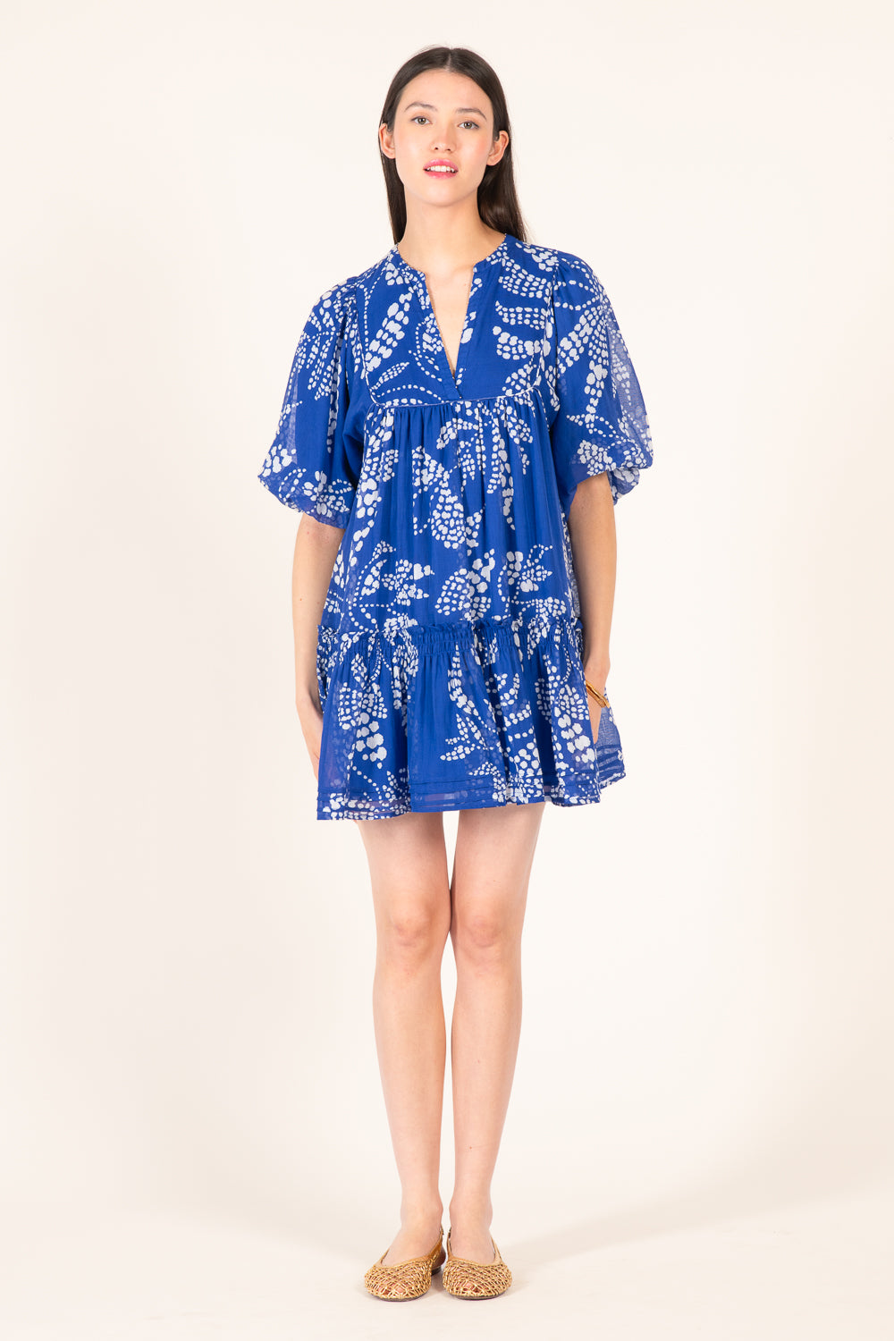 Mini Dress Cruz - Blue Austral - Poupette St Barth