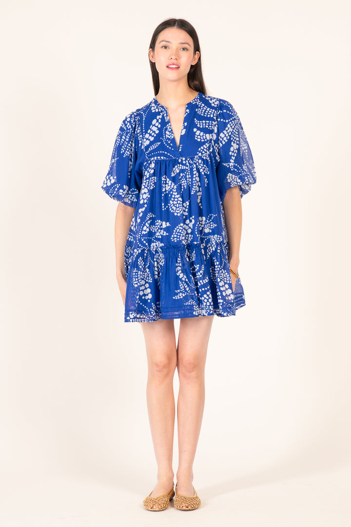 Mini Dress Cruz - Blue Austral - Poupette St Barth