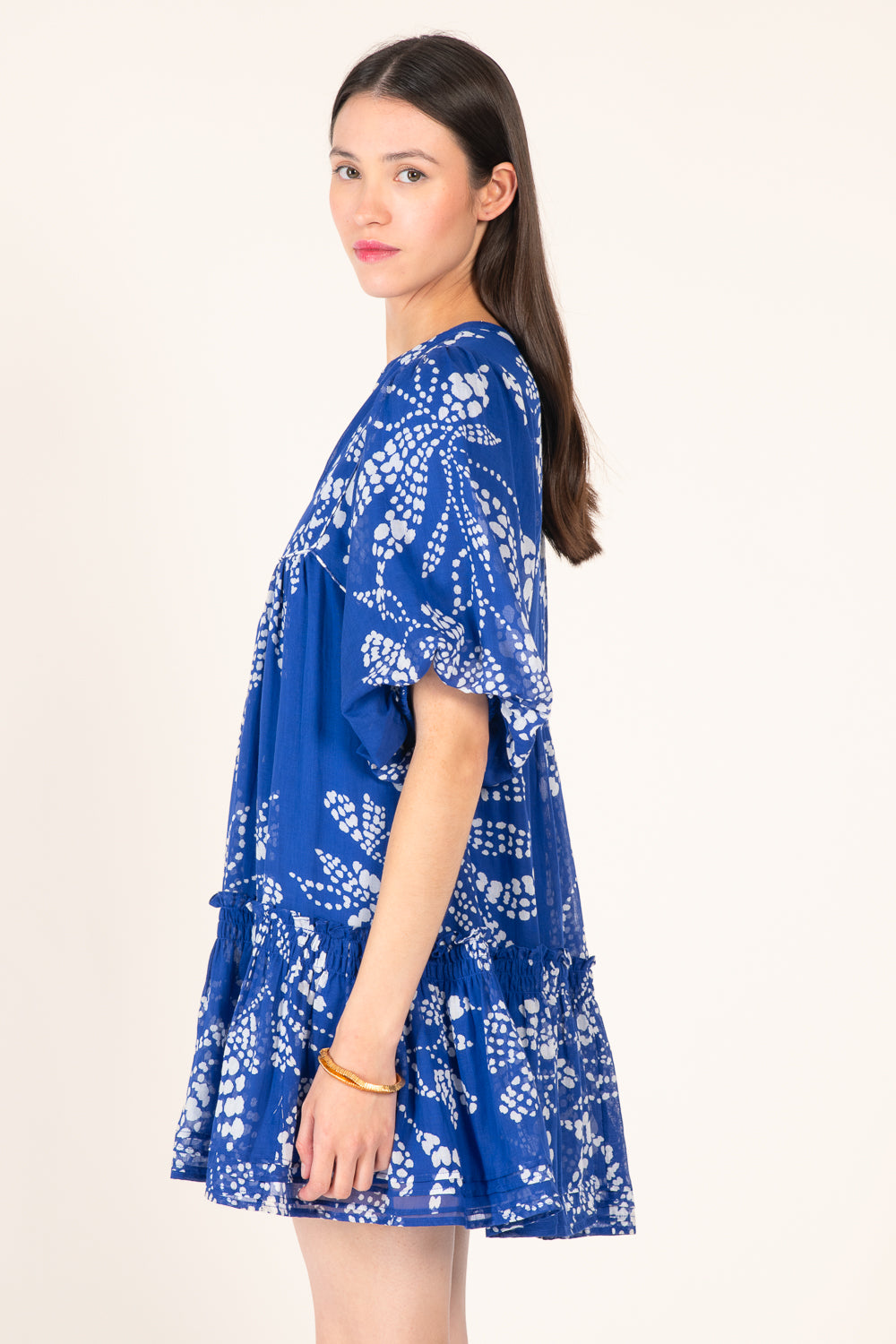 Mini Dress Cruz - Blue Austral - Poupette St Barth