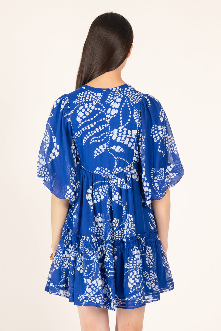 Mini Dress Cruz - Blue Austral - Poupette St Barth