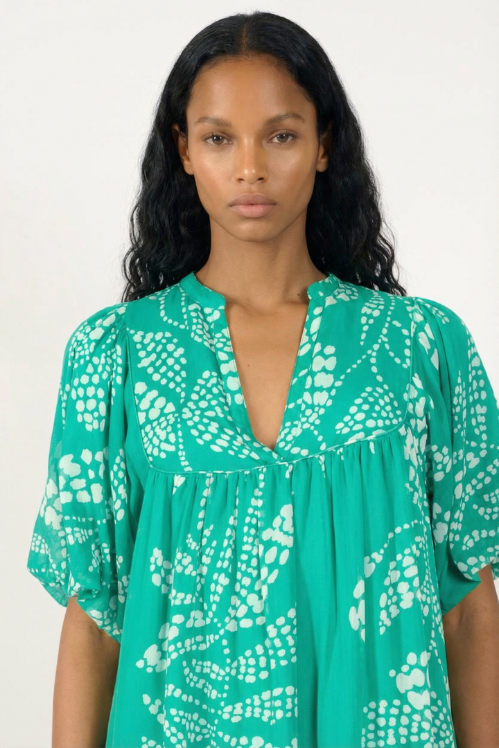 Mini Dress Cruz - Mint Austral - Poupette St Barth