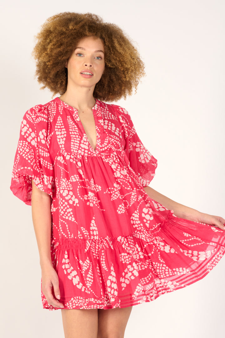 Mini Dress Cruz - Pink Austral - Poupette St Barth