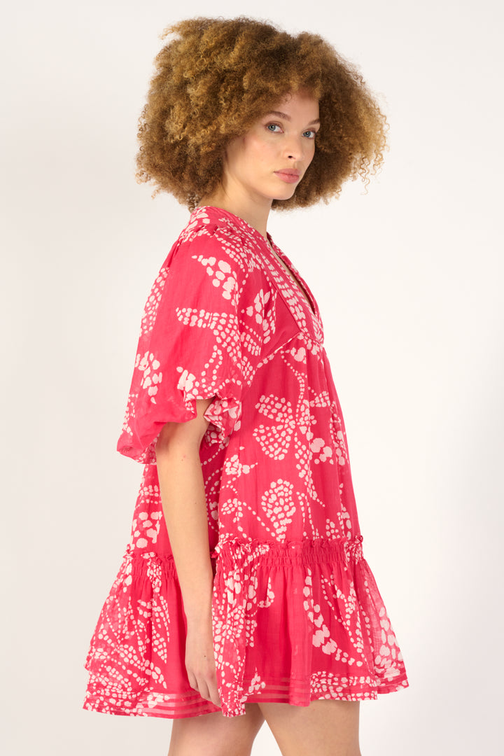 Mini Dress Cruz - Pink Austral - Poupette St Barth