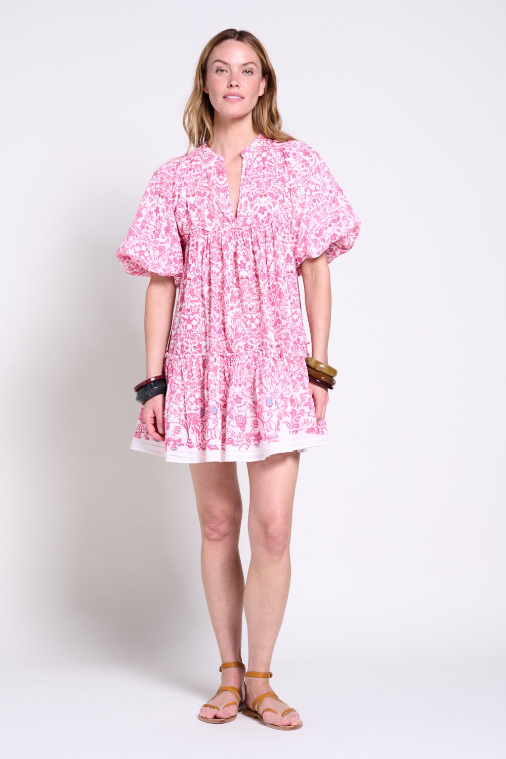 Mini Dress Cruz - Pink Tiare