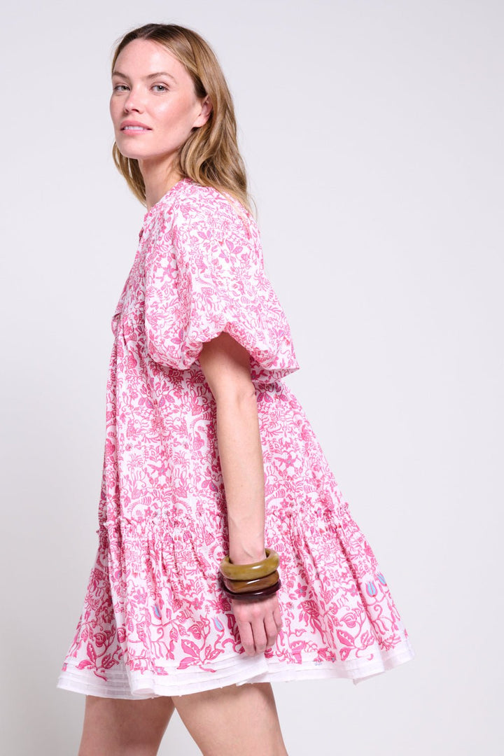 Mini Dress Cruz - Pink Tiare