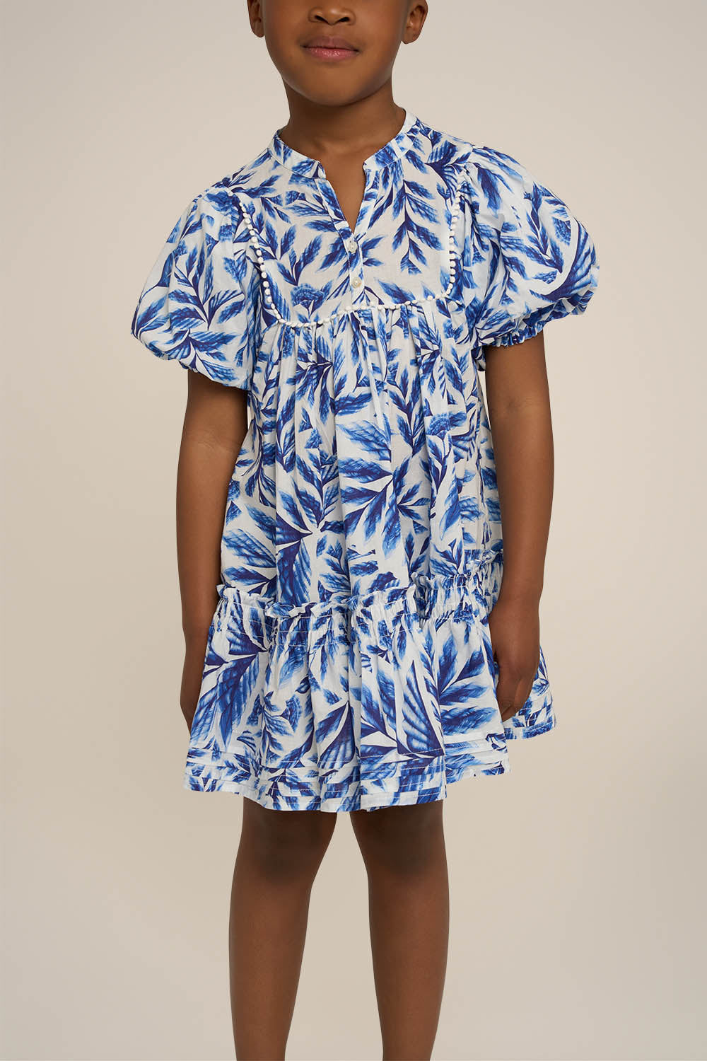 Robe Courte Cruz pour fille - Blue Sumi
