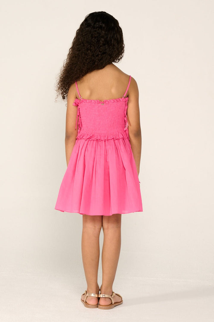 Robe Courte Elena pour fille - Pink Malabar  