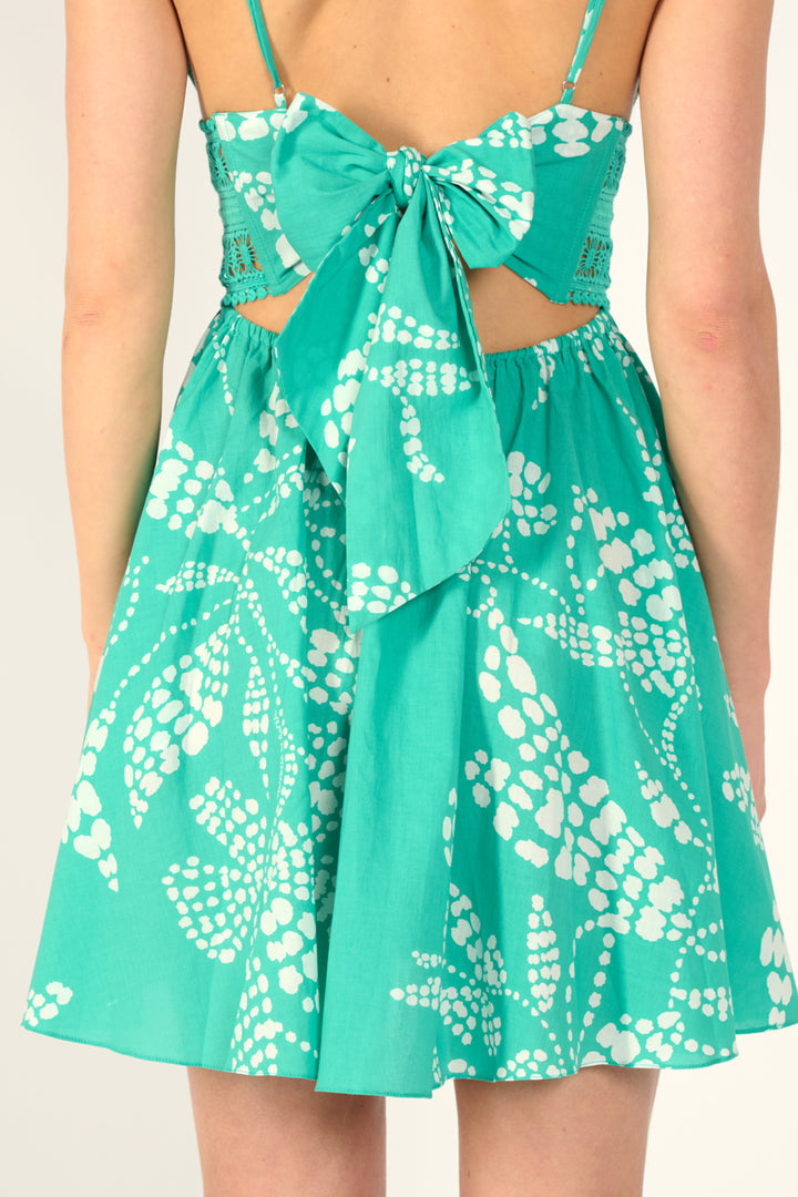 Mini Dress Emilie - Mint Austral - Poupette St Barth