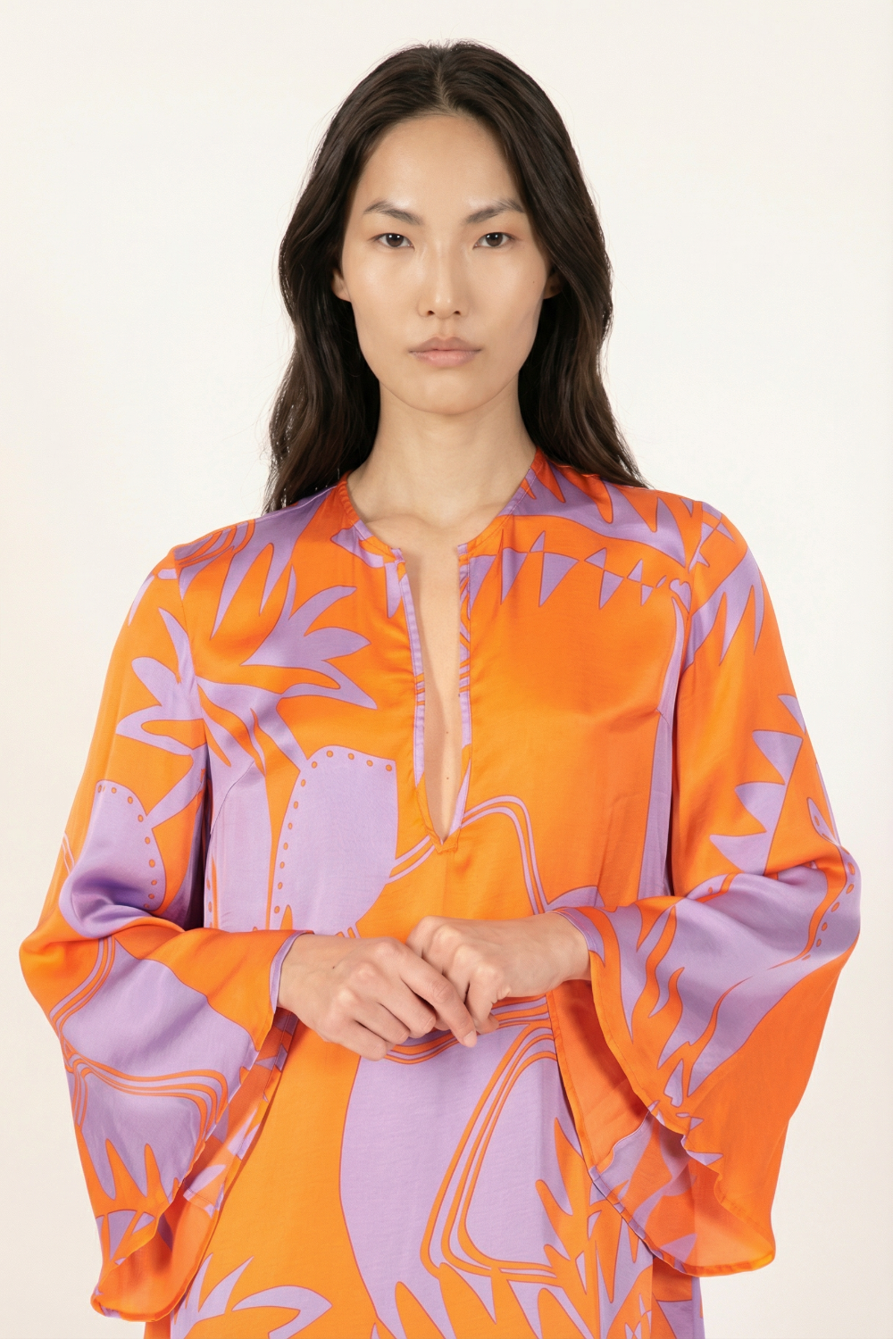 Mini Dress Gia - Orange Oasis - Poupette St Barth