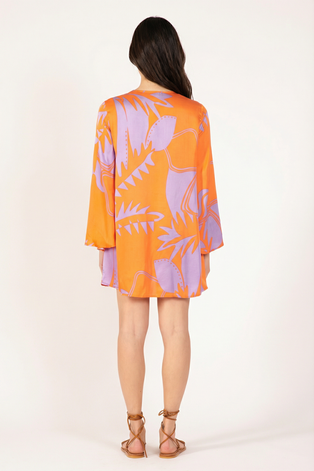 Mini Dress Gia - Orange Oasis - Poupette St Barth