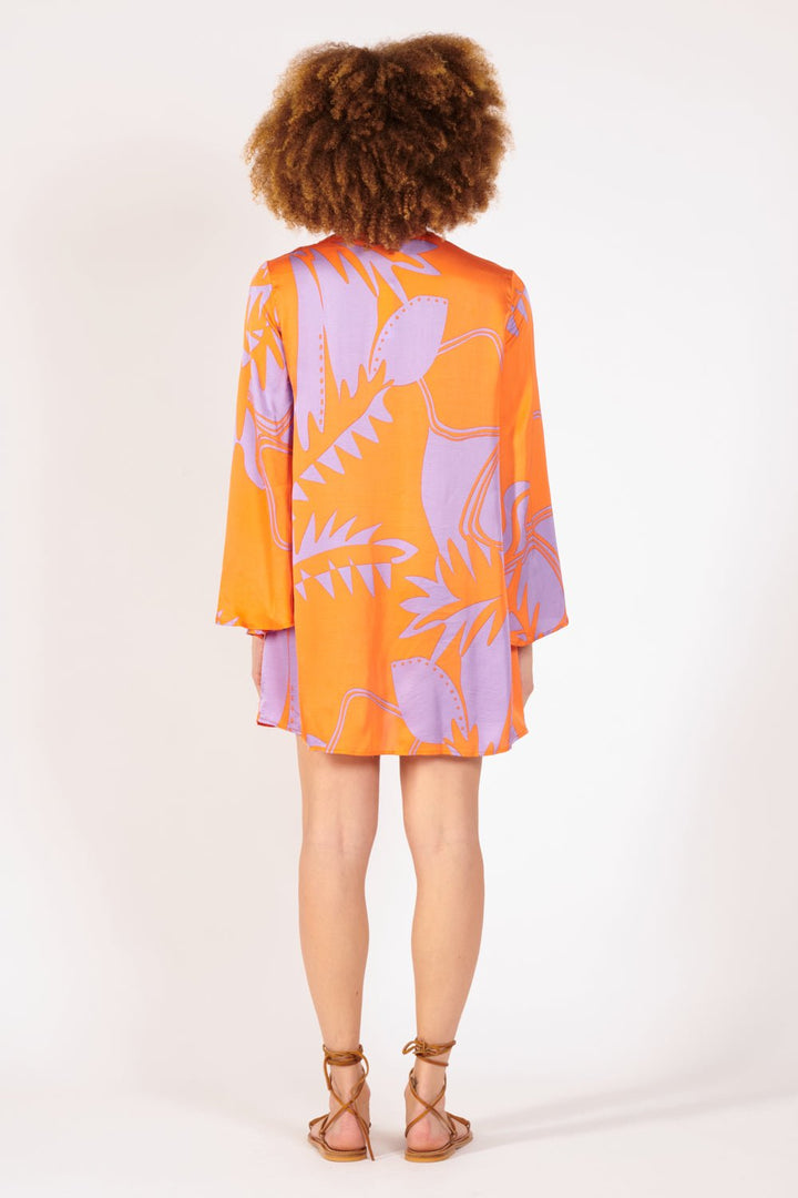 Mini Dress Gia - Orange Oasis - Poupette St Barth
