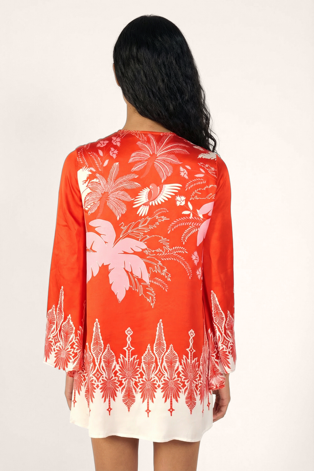 Mini Dress Gia - Coral Canopy - Poupette St Barth