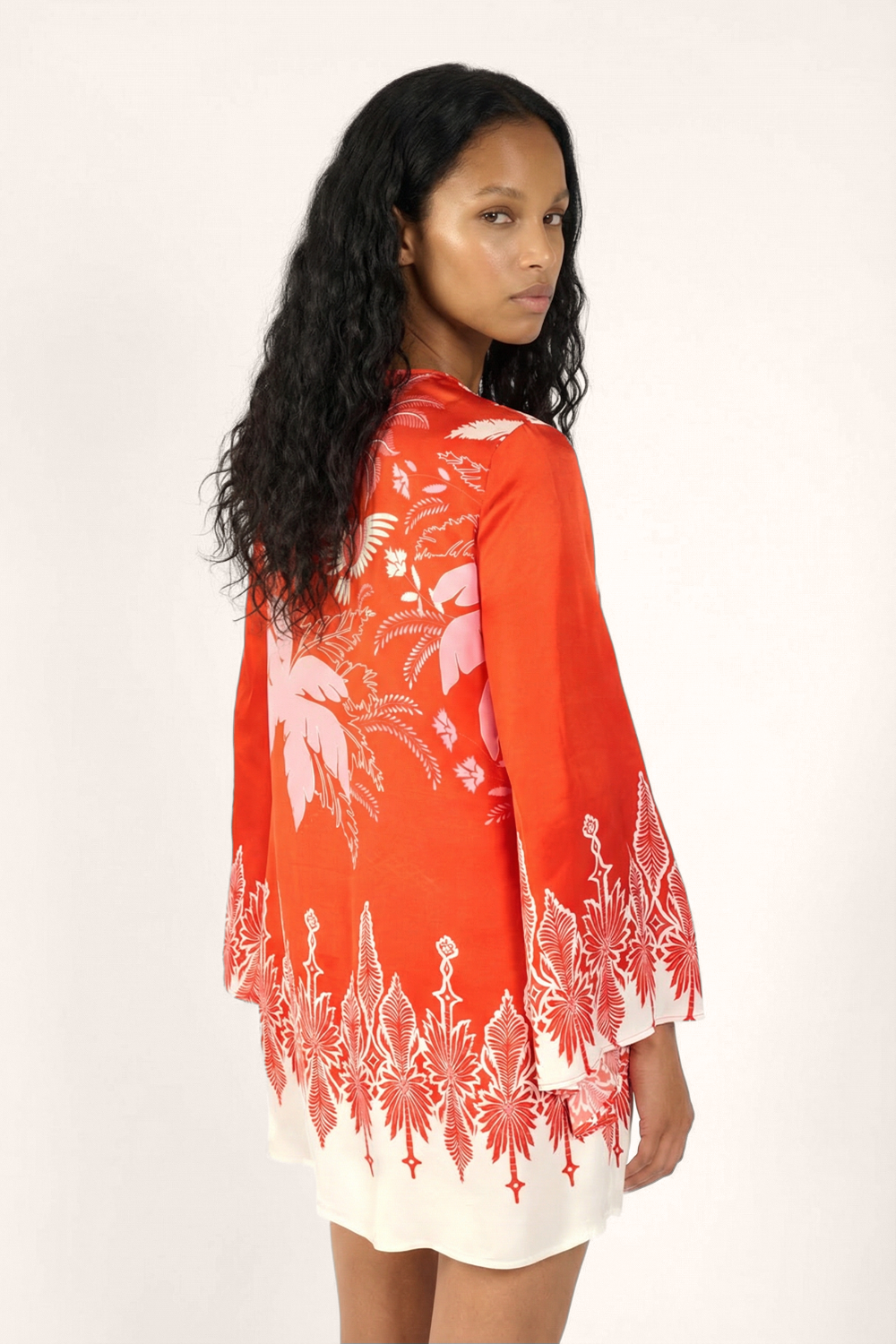 Mini Dress Gia - Coral Canopy - Poupette St Barth