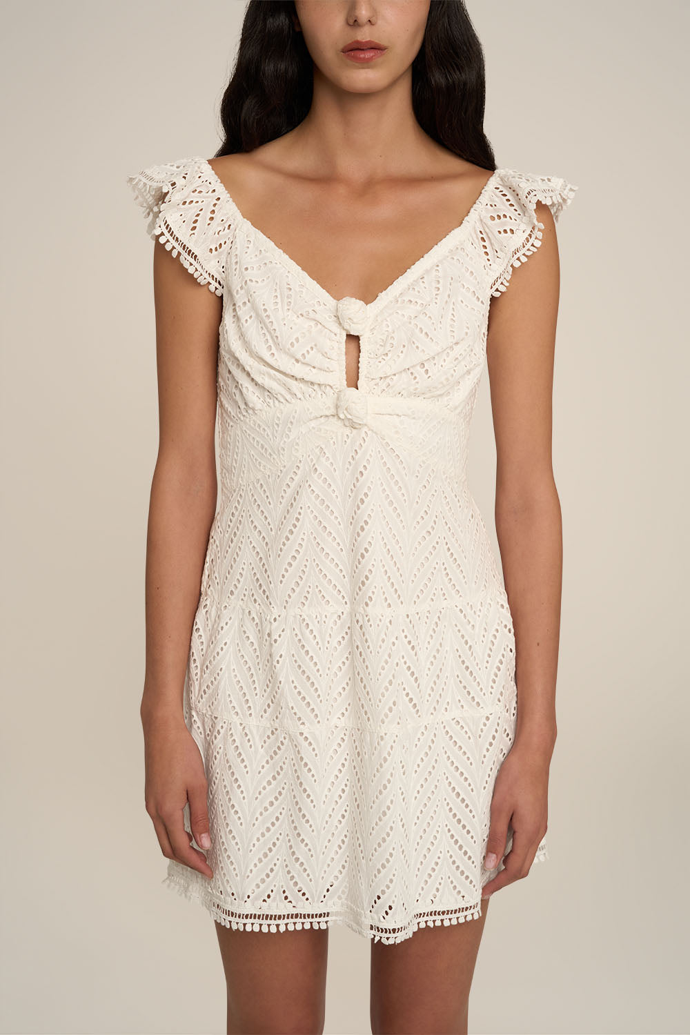 Robe Courte Morae - Natural White